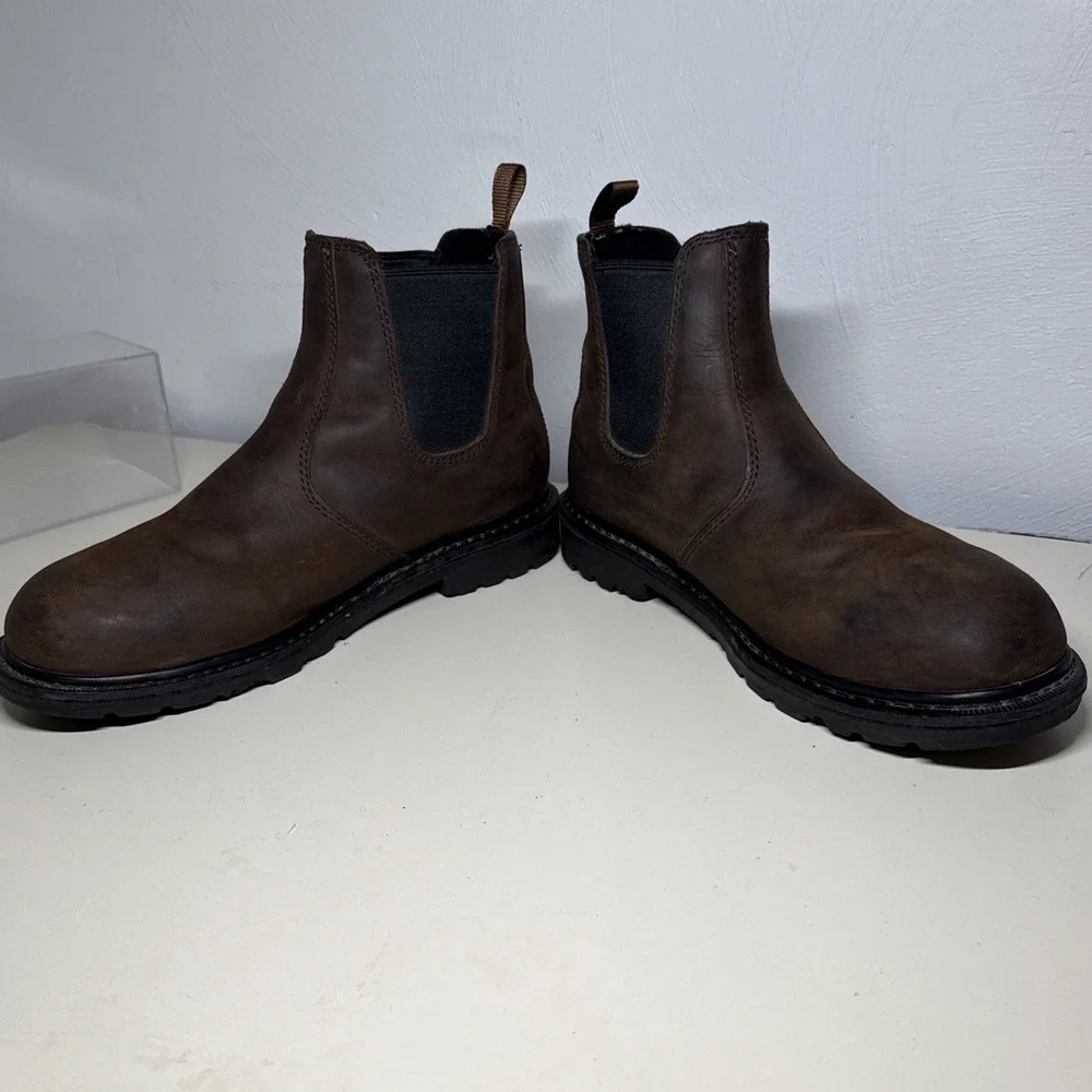 WORX By Red Wings 5425 Men's Work Boots 9.5 WW ASTW F 2413-11 EH Pull On Worn